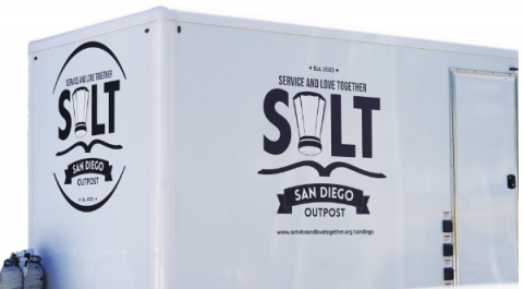 The SALT shower trailer